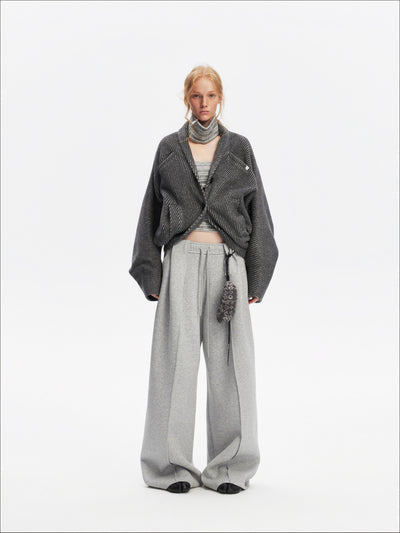 Drop-shoulder Batwing Sleeve Jacket SAL0191