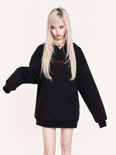 Little Devil Wings Hooded Dress/Sweatshirt VOC0461
