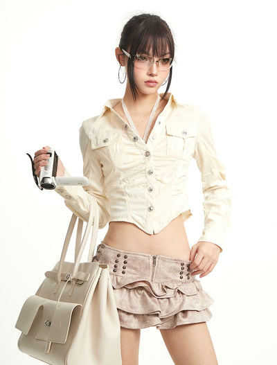 Puffy Short Cake Skirt UNC0281