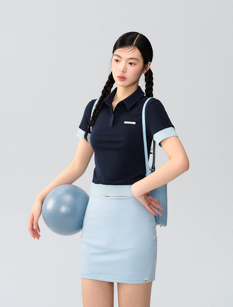 Contrast Color Polo T-shirt LAL0169