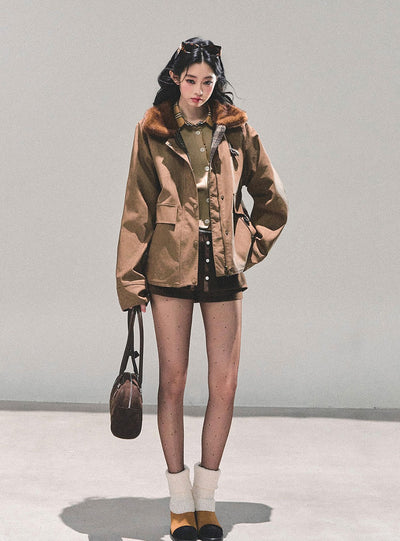 Plaid Shirt Collar Sweater DIA0682