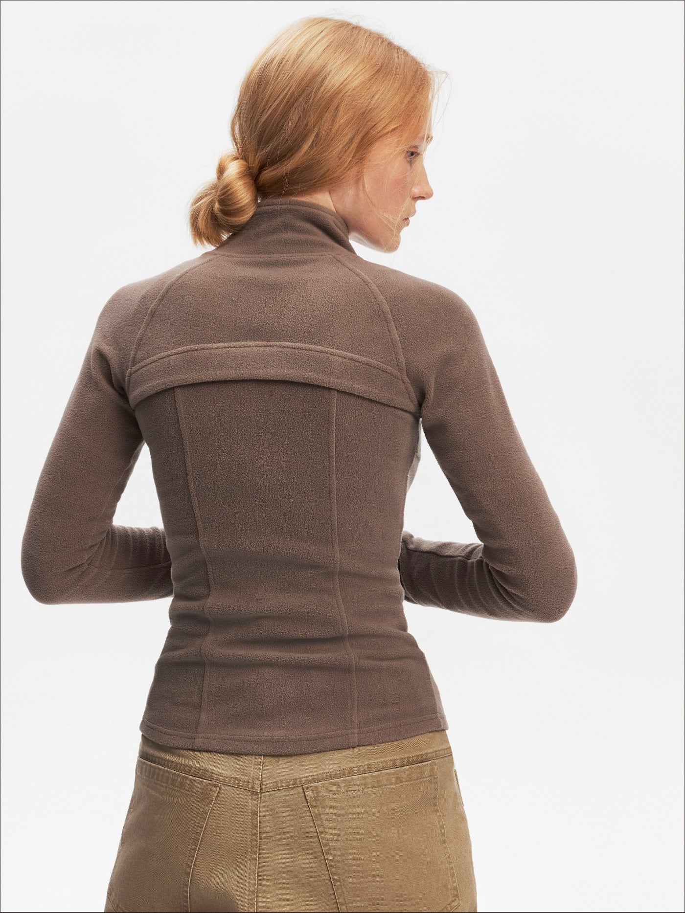 Sports Style Fleece Design Slim Jacket SAL0203