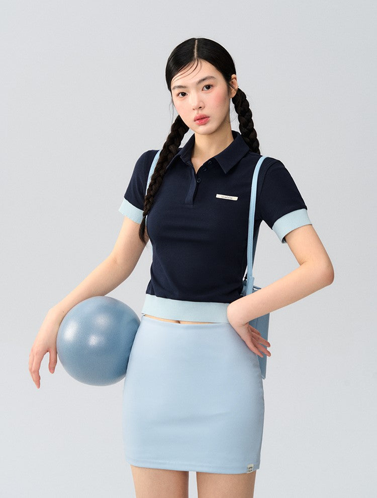Contrast Color Polo T-shirt LAL0169