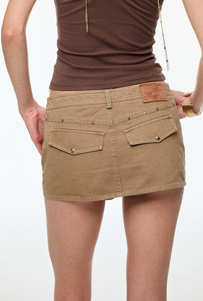 American Retro Short A-line Skirt 4MU0143