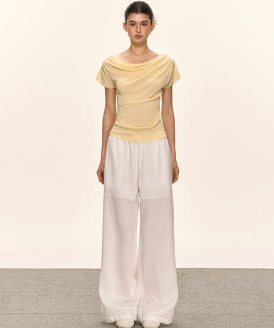 Drape Casual Mopping Pants ANA0040