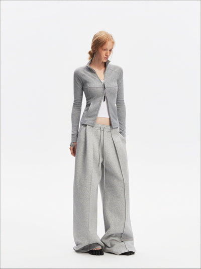 Curved Drape Silhouette Sweatpants SAL0207