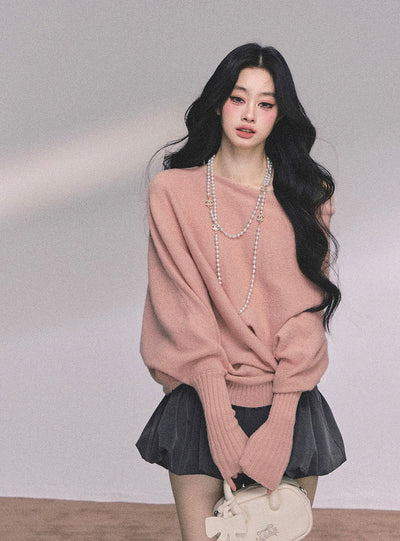 French Style Loose Sweater DIA0731