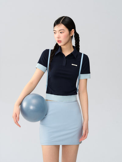 Contrast Color Polo T-shirt LAL0169