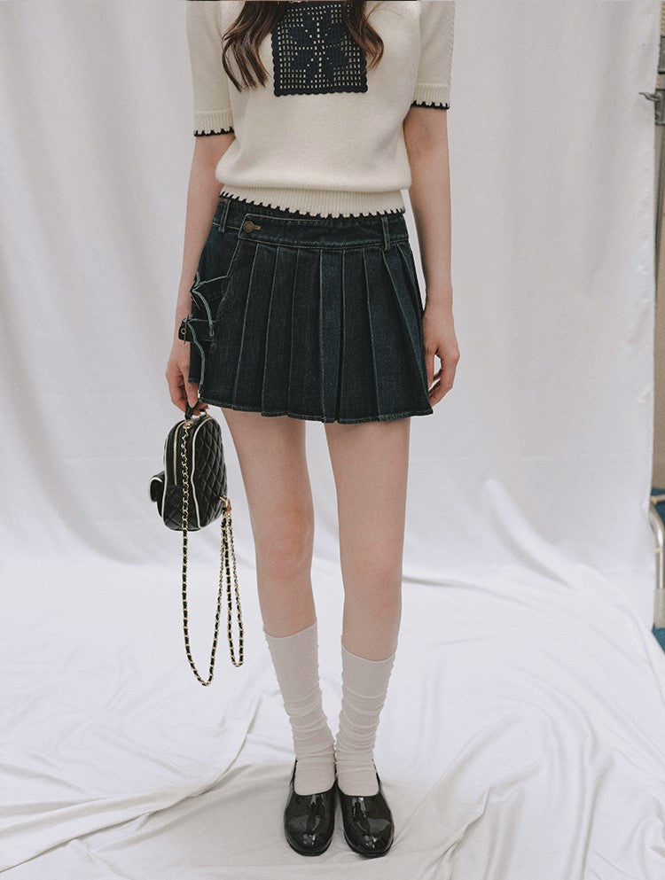 Retro Denim Cotton Jacket/Skirt LAL0247