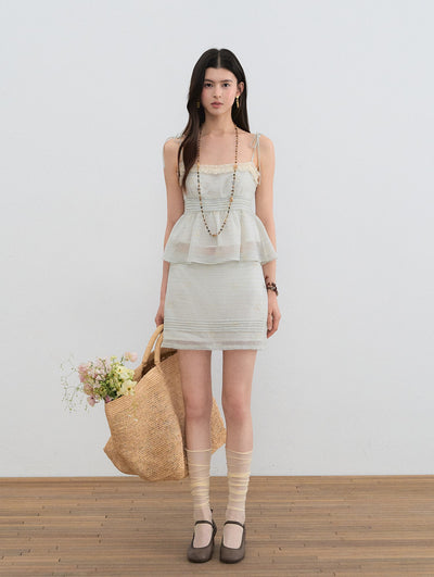 Lace Camisole/Straight Skirt LAL0199