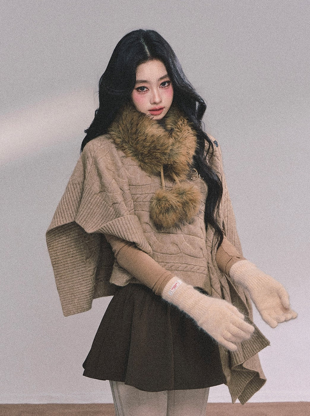 Imitation Fur Collar Scarf DIA0622