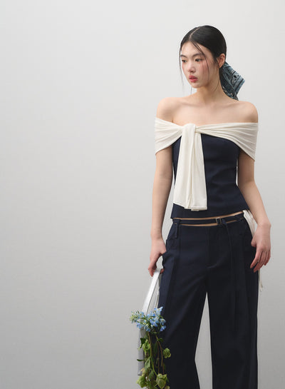 Tube Top/Casual Suit Pants LAL0165