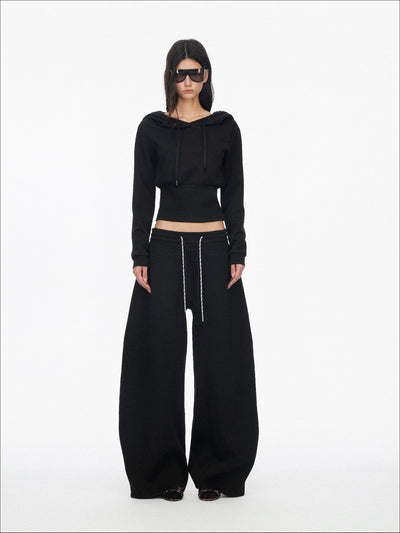 Classic Wide-Leg Drawstring Sweatpants SAL0197