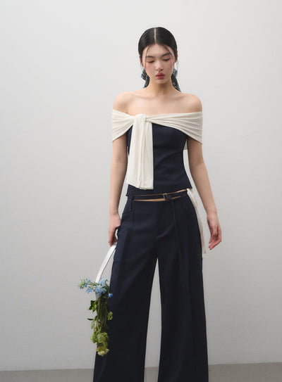 Tube Top/Casual Suit Pants LAL0165
