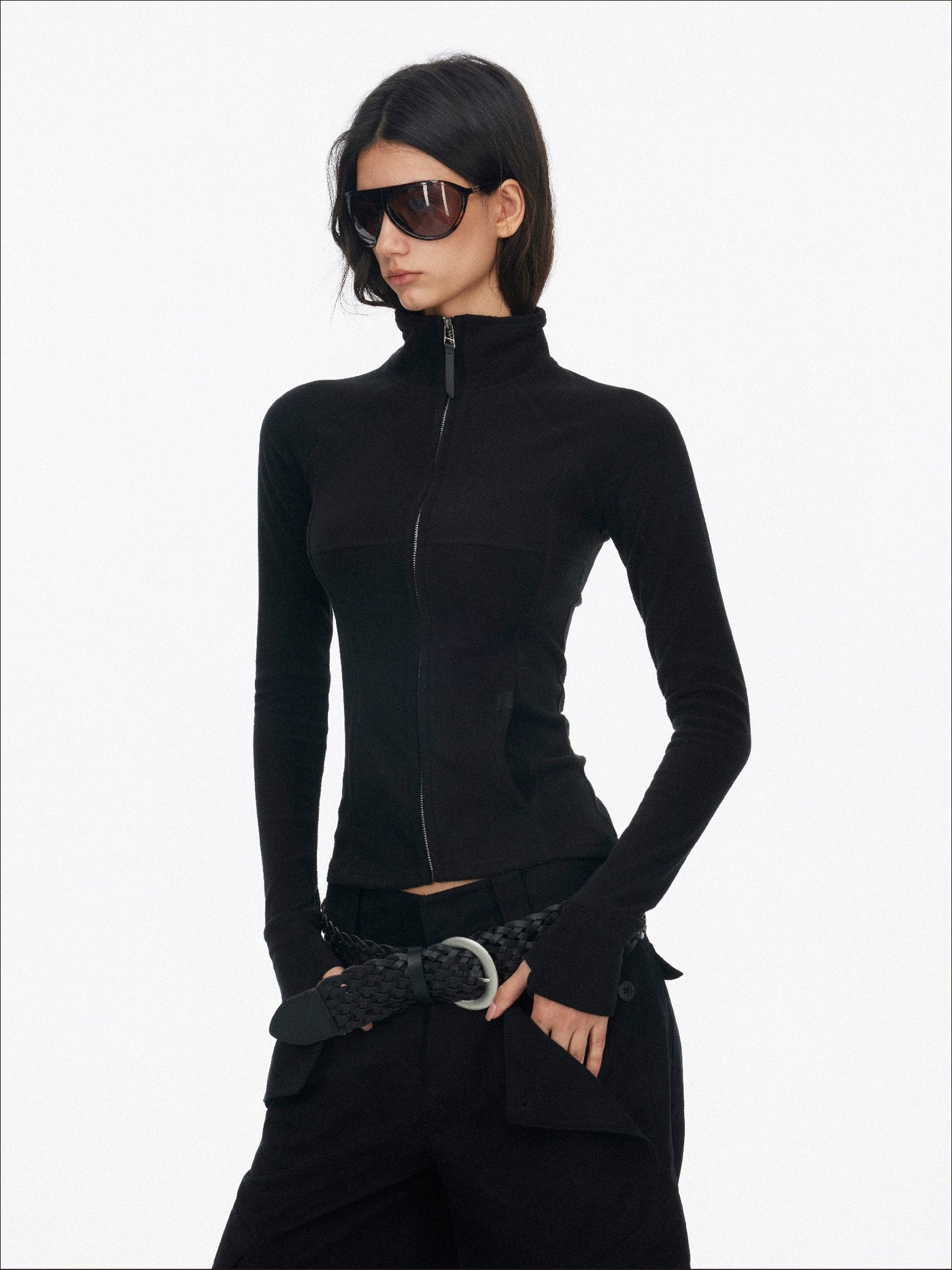 Sports Style Fleece Design Slim Jacket SAL0203