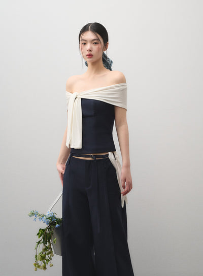 Tube Top/Casual Suit Pants LAL0165