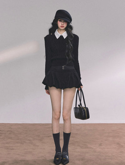 French Puffy Short Skirt DIA0606