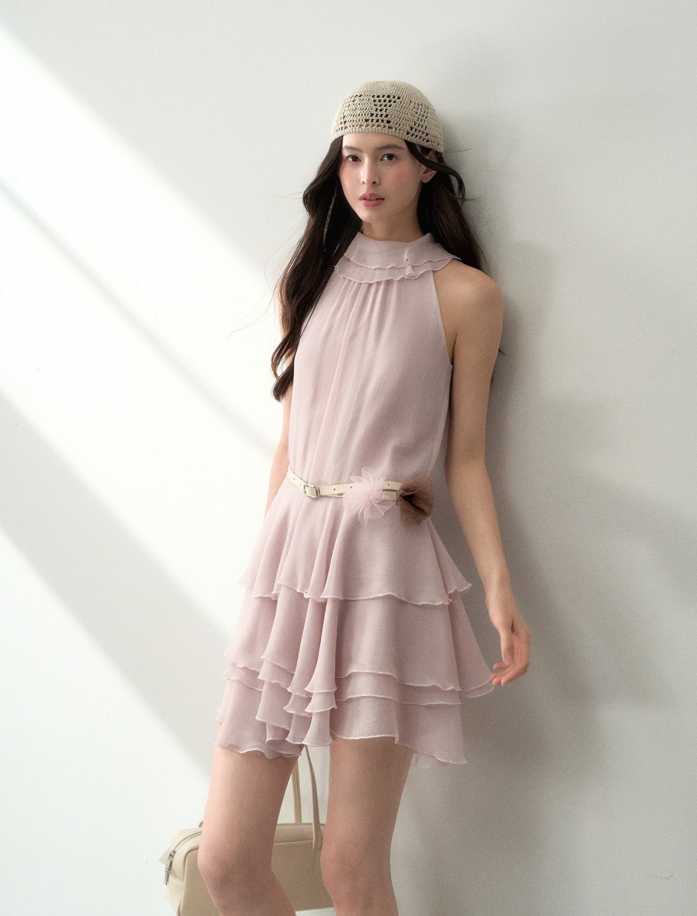 Halter Neck Cake Dress LAL0179