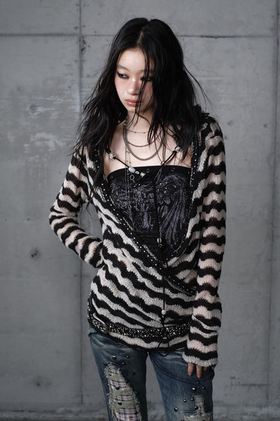 Lazy Style Striped Sweater NOR0194