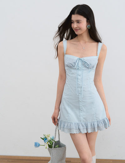 Romantic Suspender Short Dress LAL0195