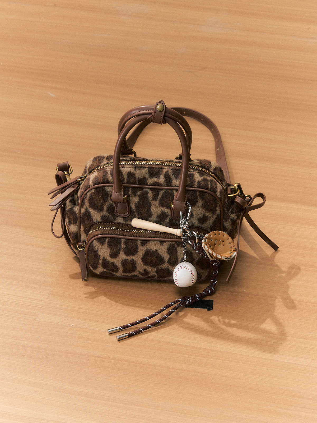 Hand-held Shoulder Crossbody Leopard Bag SHI0100