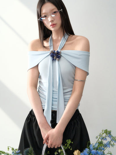 Halter Neck Straps Top LAL0185