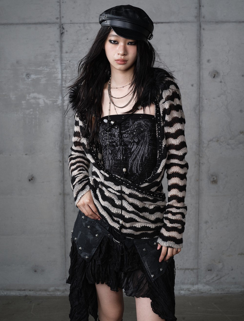 Lazy Style Striped Sweater NOR0194