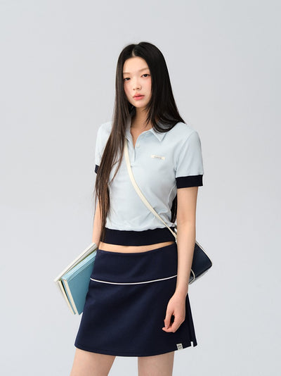 Contrast Color Polo T-shirt LAL0169