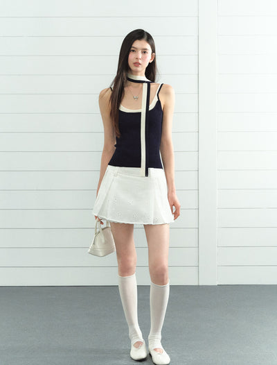 Fake Two-piece Splicing Camisole LAL0204