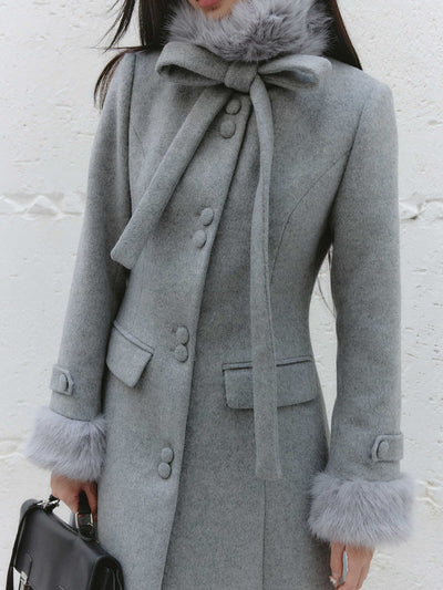 Slim Fit Wool Double-faced Coat FRA0246