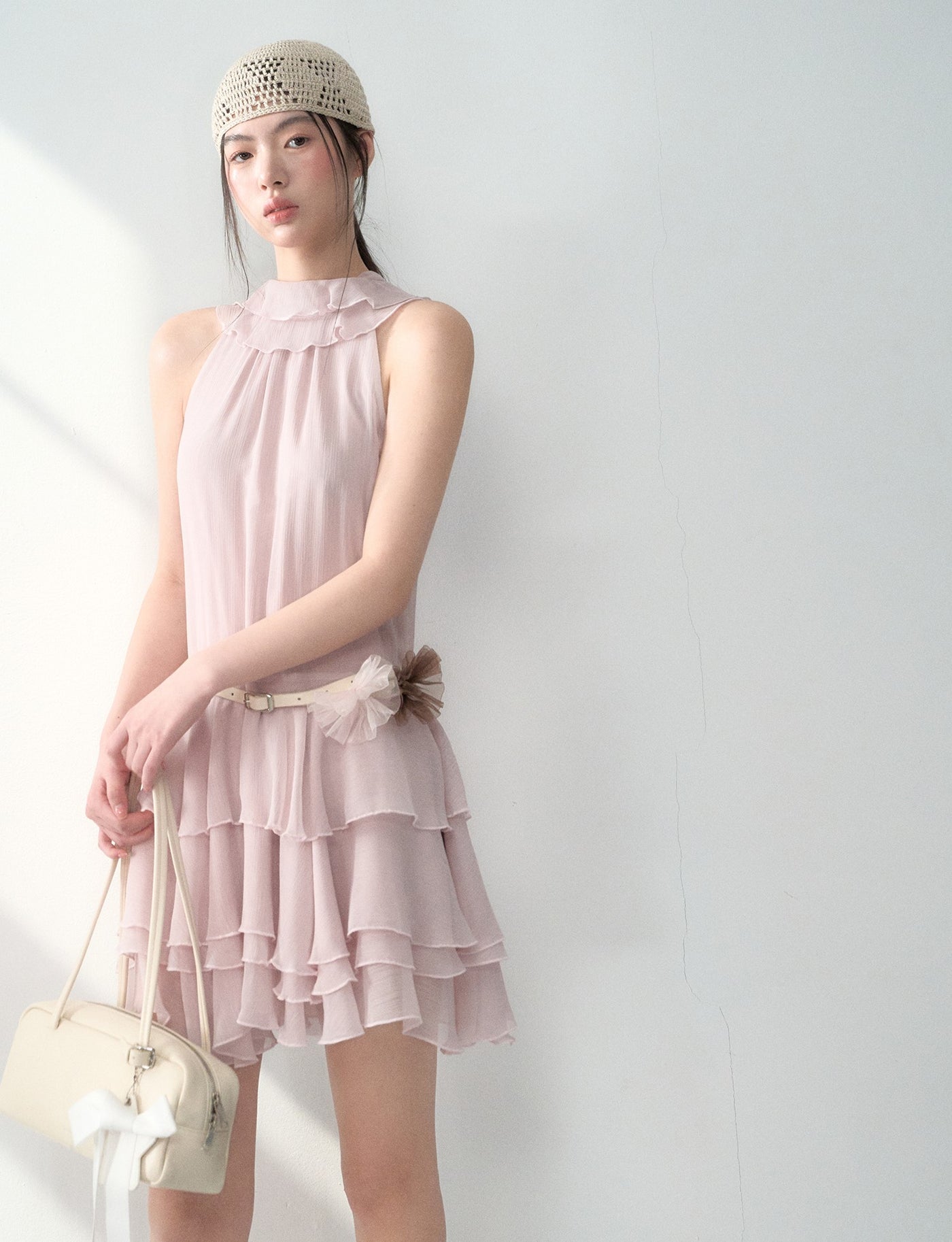 Halter Neck Cake Dress LAL0179