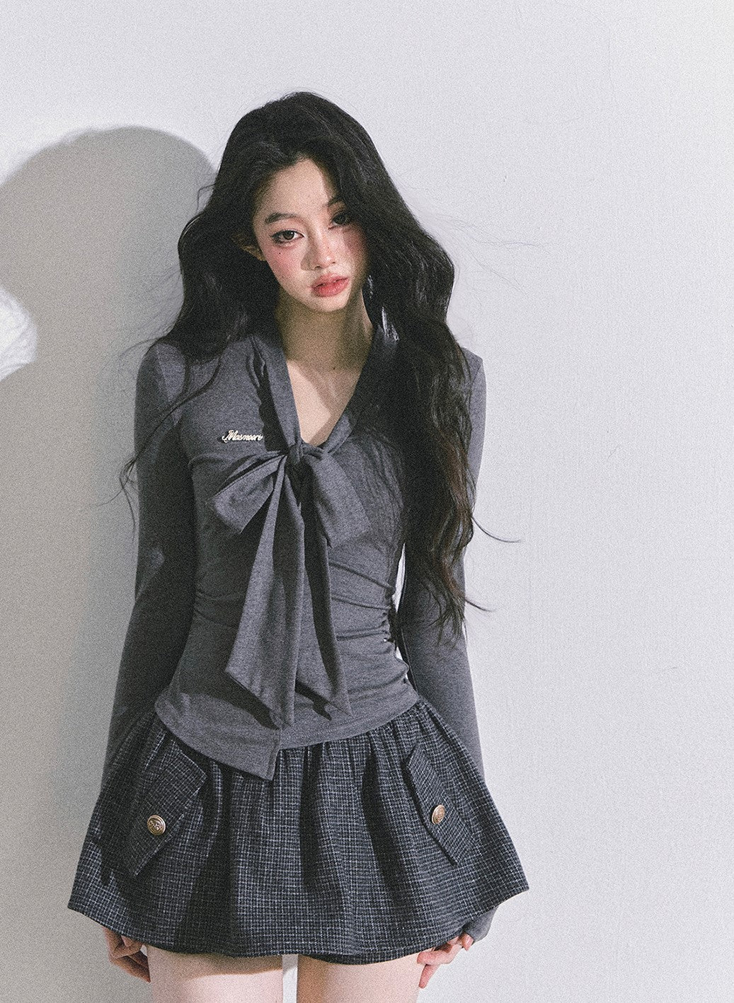 Plaid Puffy Skirt Pants DIA0583