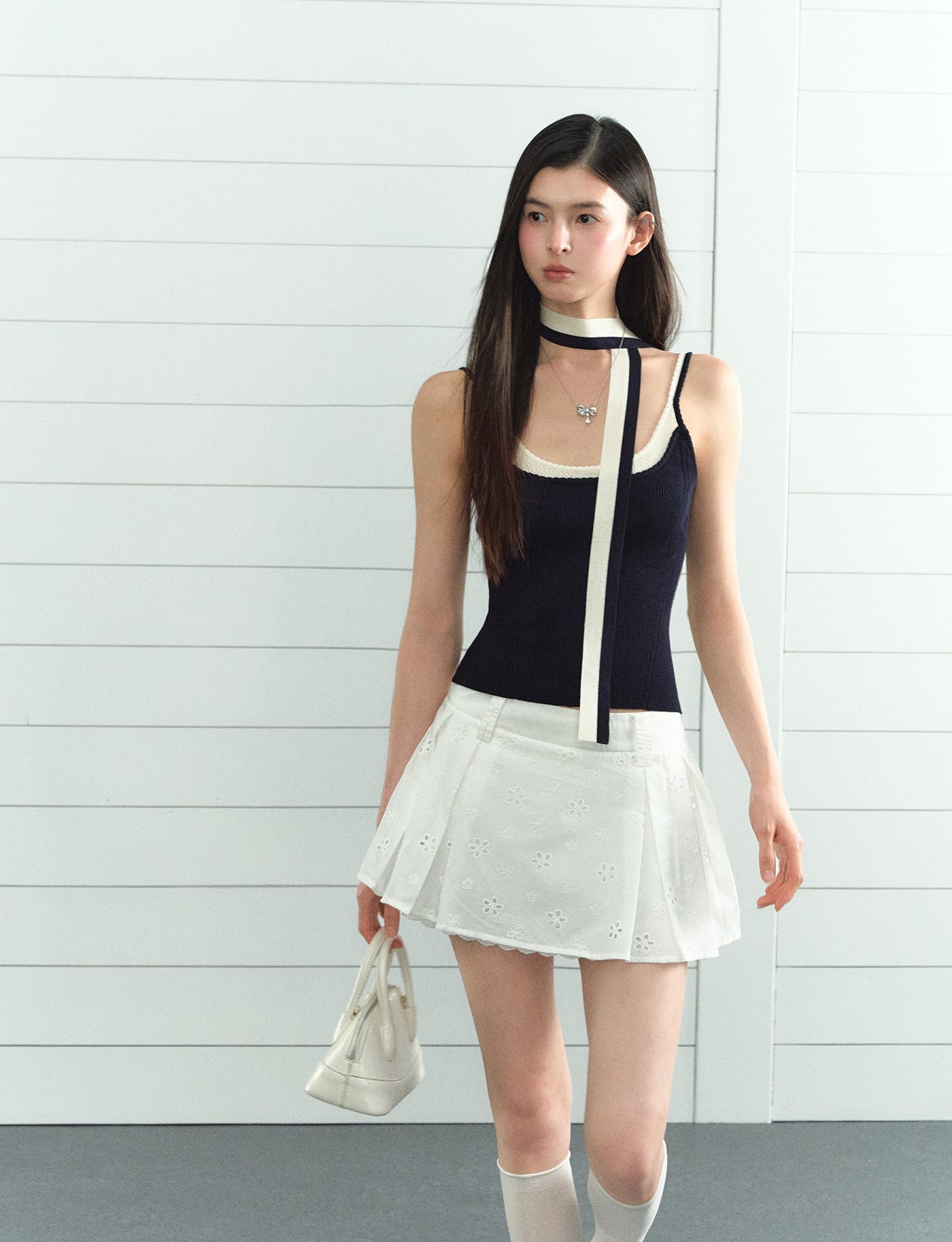 Fake Two-piece Splicing Camisole LAL0204