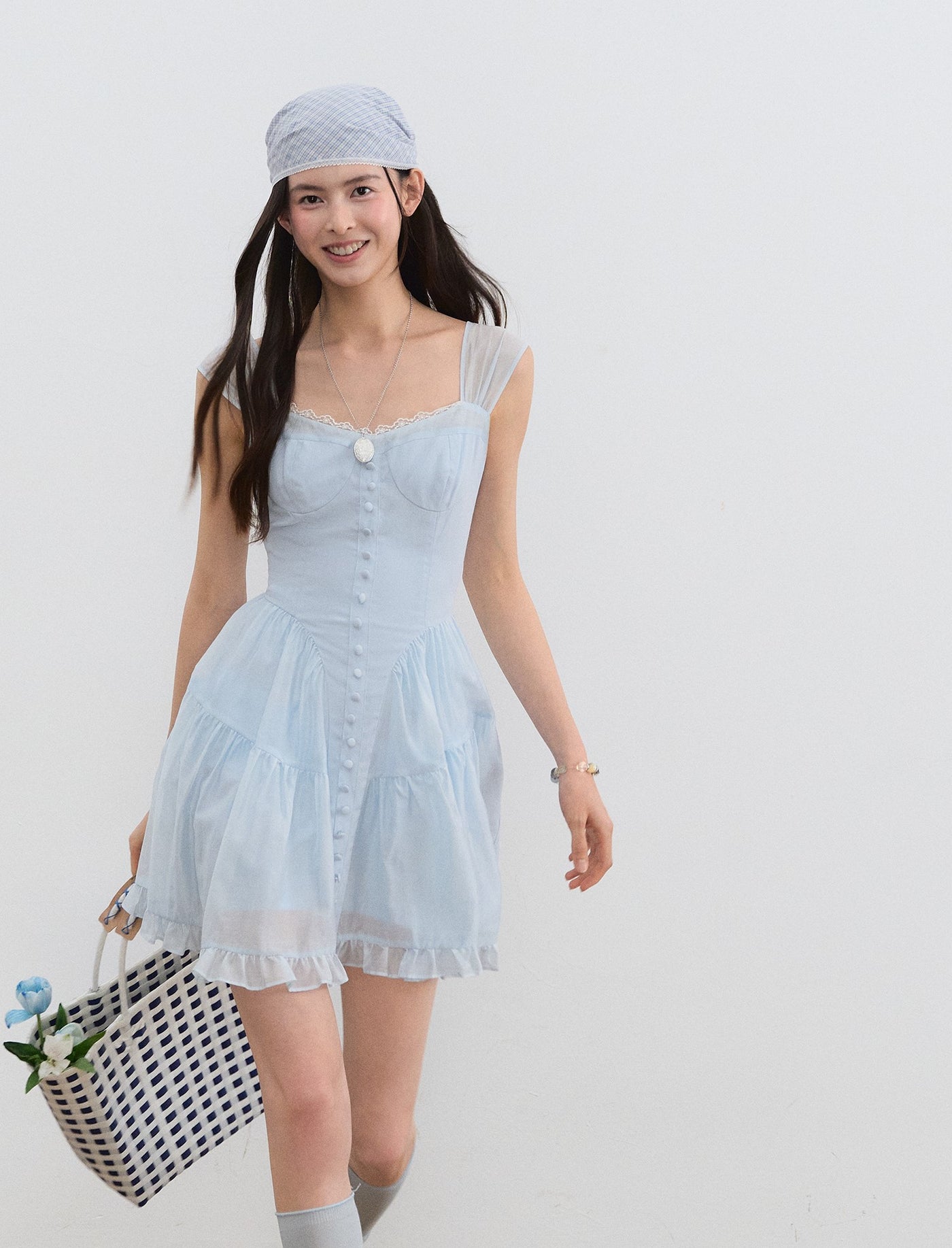 Romantic Slim Floral Lace Dress LAL0198