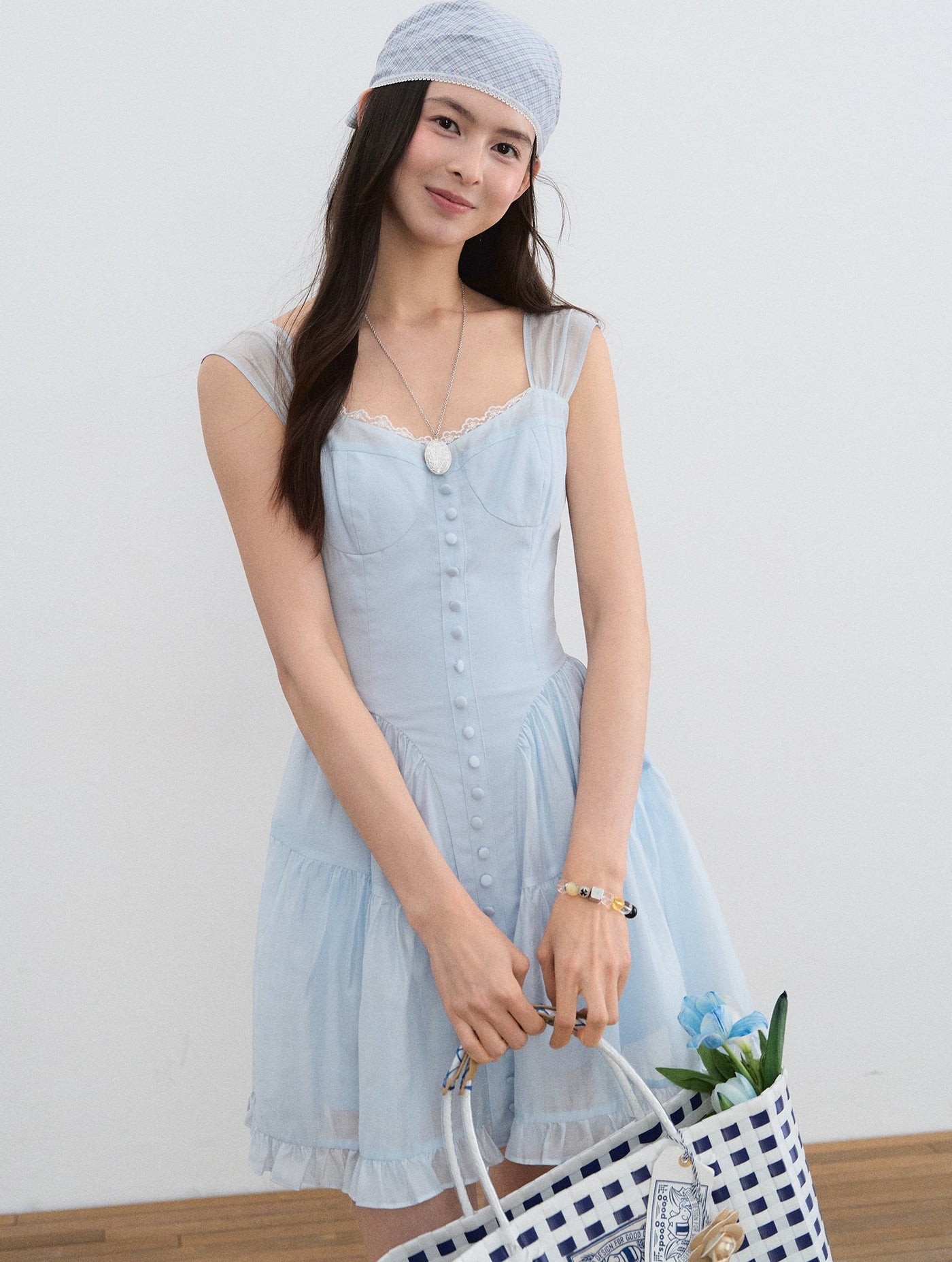 Romantic Slim Floral Lace Dress LAL0198