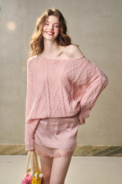 Lazy Relaxed Jacquard Knit GRO0110