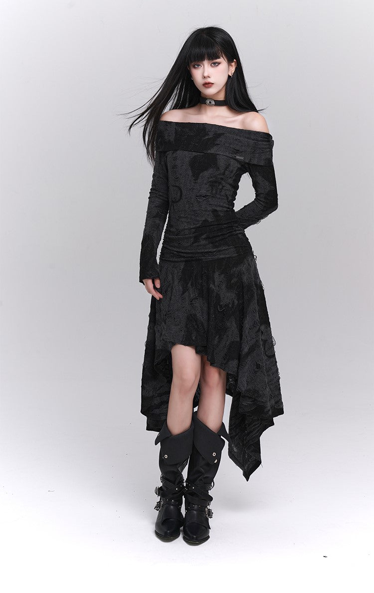 Unique One-shoulder Wasteland Style Dress LAD0112