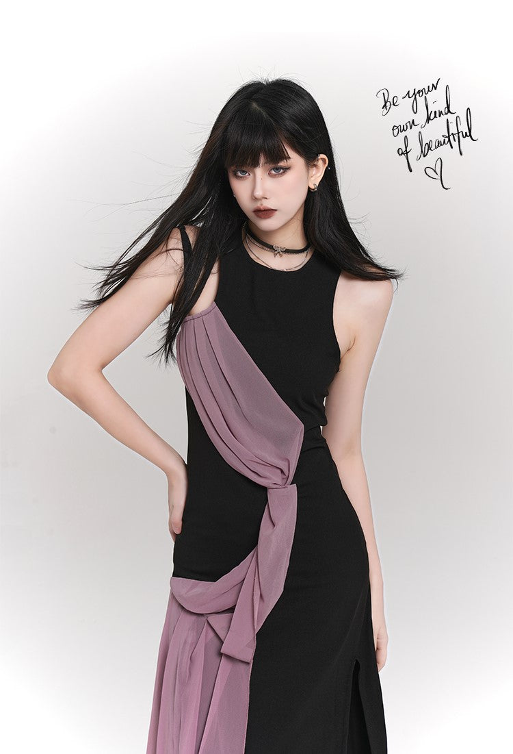Artistic Niche Design Sleeveless Dress LAD0064