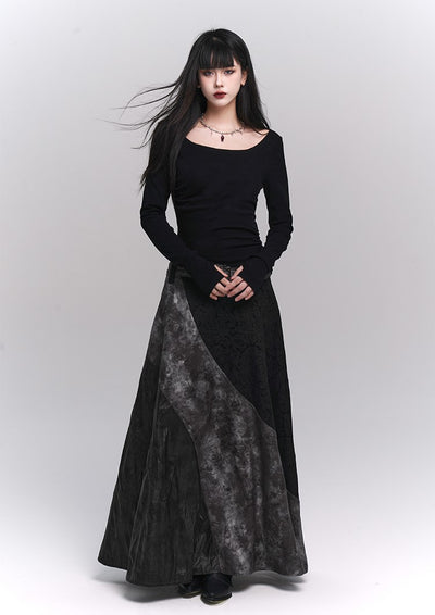 Artistic High-end Niche Design Black Dress LAD0118