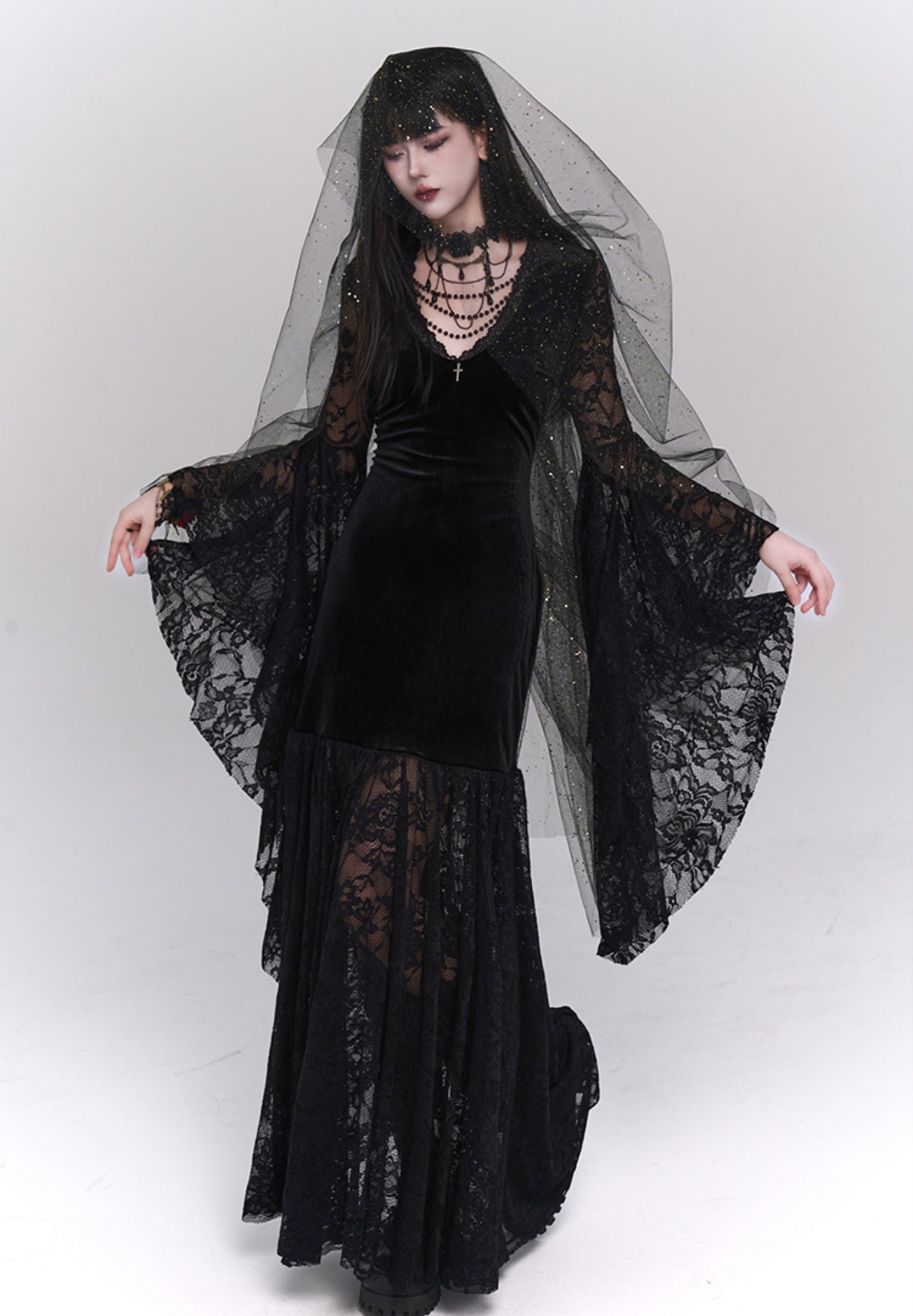 Gothic Style French Retro Subculture Dress LAD0117