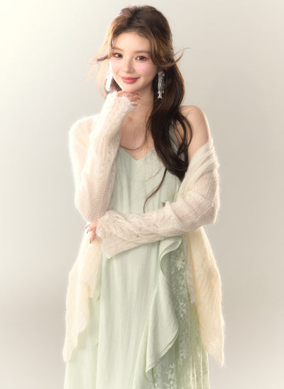 Seaside Lace Splicing Dress BBB0151