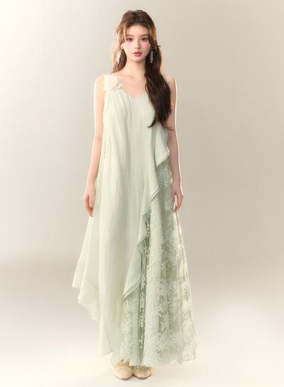Seaside Lace Splicing Dress BBB0151
