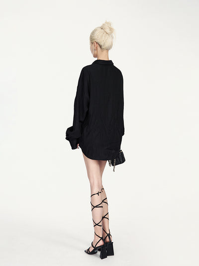 Lazy Tie Long Sleeve Shirt/Skirt VOC0365