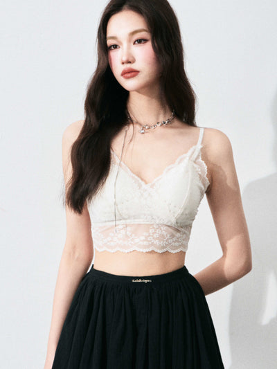 Lace Layered Suspenders Underwear LUL0132
