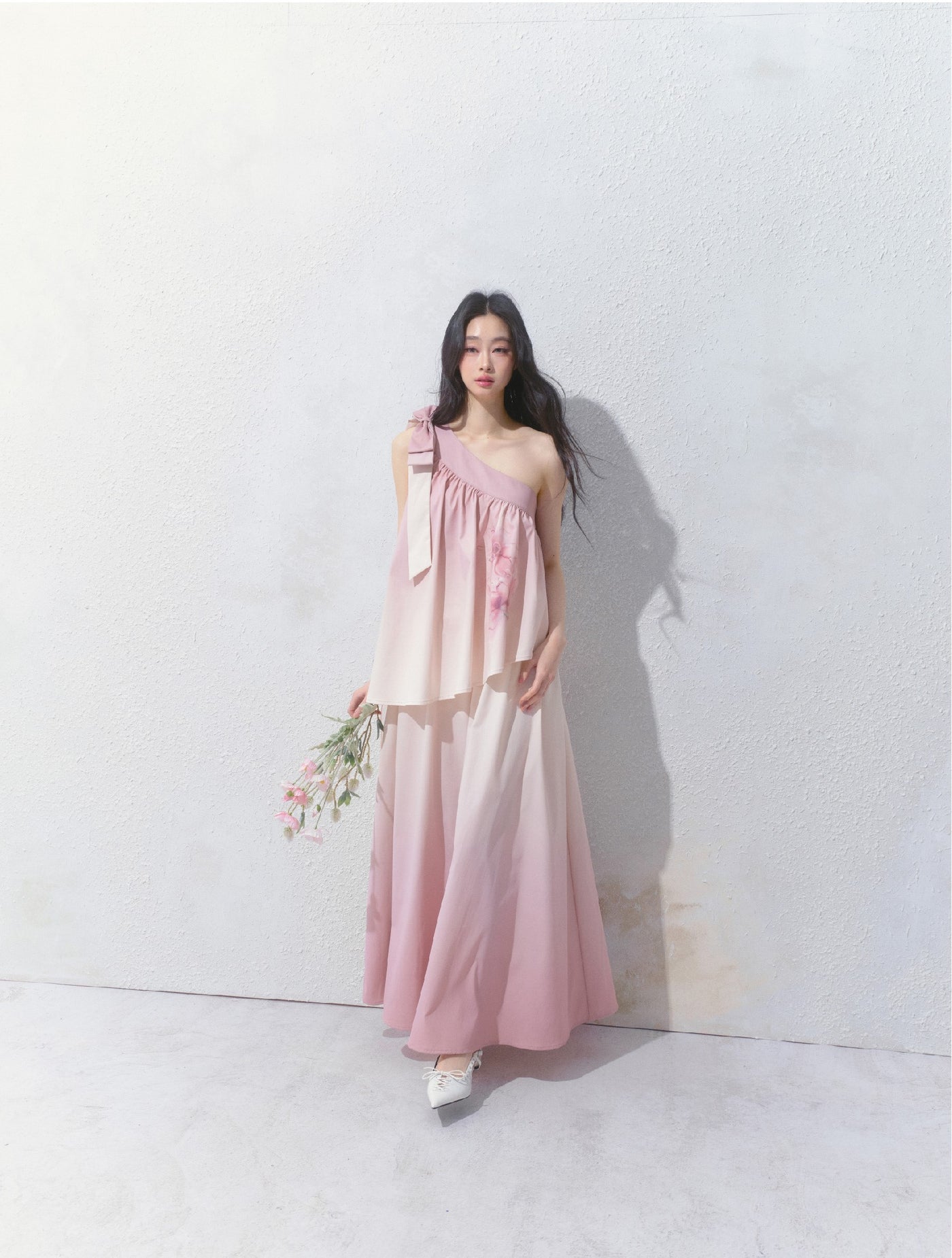 Camellia Gradient Niche Dress SAL0140