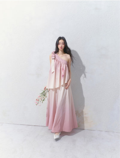 Camellia Gradient Niche Dress SAL0140