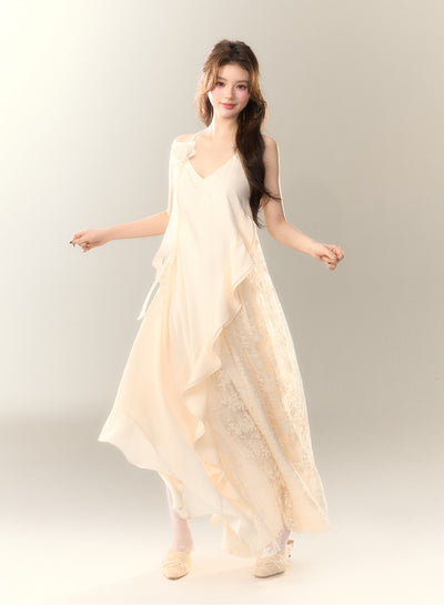 Seaside Lace Splicing Dress BBB0151