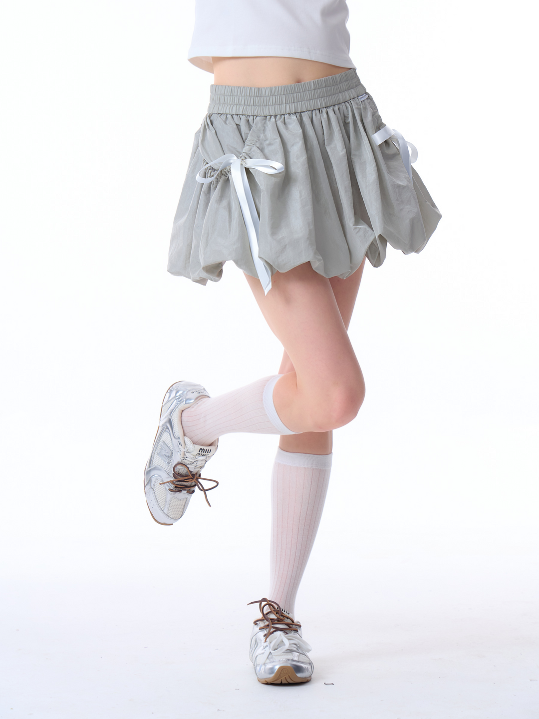 Bow A-line Flower Bud Skirt ZIZ0241 – Young Social Club.