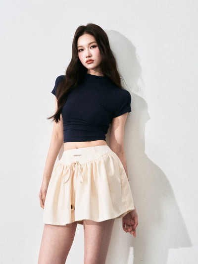 Twisted Hollow Back T-shirt LUL0127