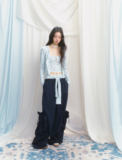 Loose Pocket Wide Leg Pants SAL0137